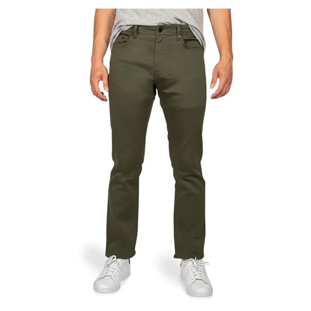 JACHS Traveler Stretch Dark Green Straight Leg Pants Size: 38 x 34 NWT